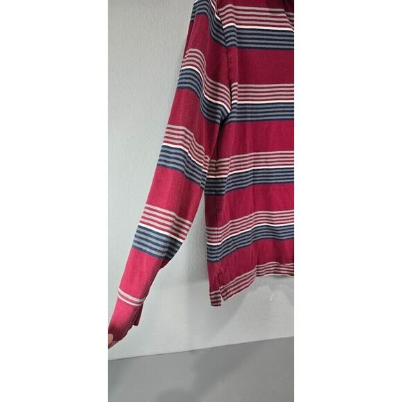 Brooks Brothers Red striped Long Sleeve Polo Size Large mens - Picture 5 of 11